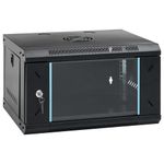 PC, gaming si accesorii - Servere - Cabinete metalice - Dulap de server montat pe perete, 6U, 19" IP20, 53x40x30 cm, negru - Infinity.ro