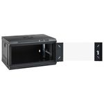 PC, gaming si accesorii - Servere - Cabinete metalice - Dulap de server montat pe perete, 6U, 19" IP20, 53x40x30 cm, negru - Infinity.ro