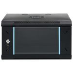 PC, gaming si accesorii - Servere - Cabinete metalice - Dulap de server montat pe perete, 6U, 19" IP20, 53x40x30 cm, negru - Infinity.ro