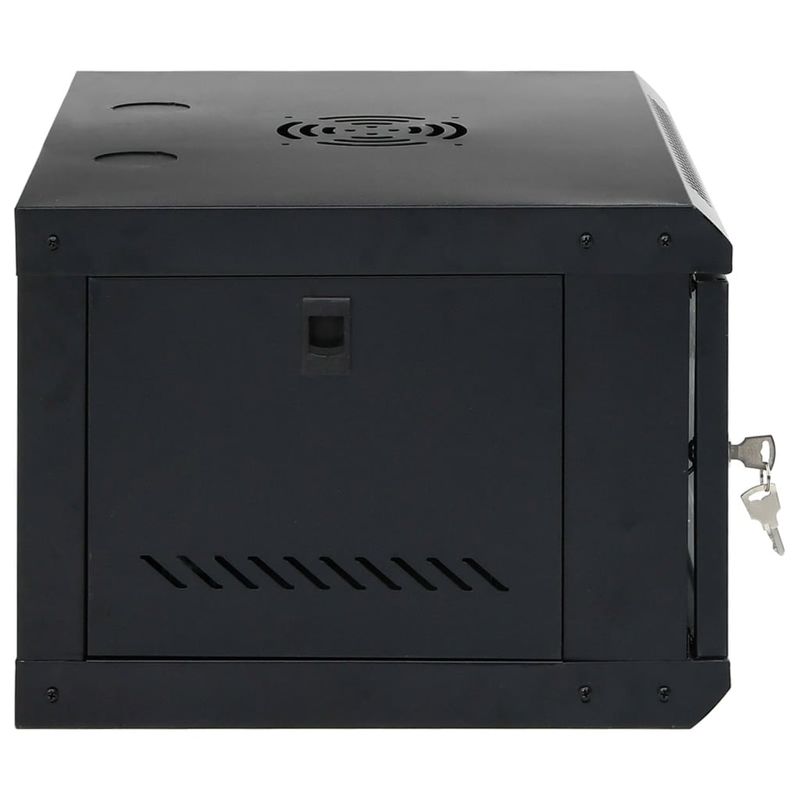PC, gaming si accesorii - Servere - Cabinete metalice - Dulap de server montat pe perete, 6U, 19" IP20, 53x40x30 cm, negru - Infinity.ro