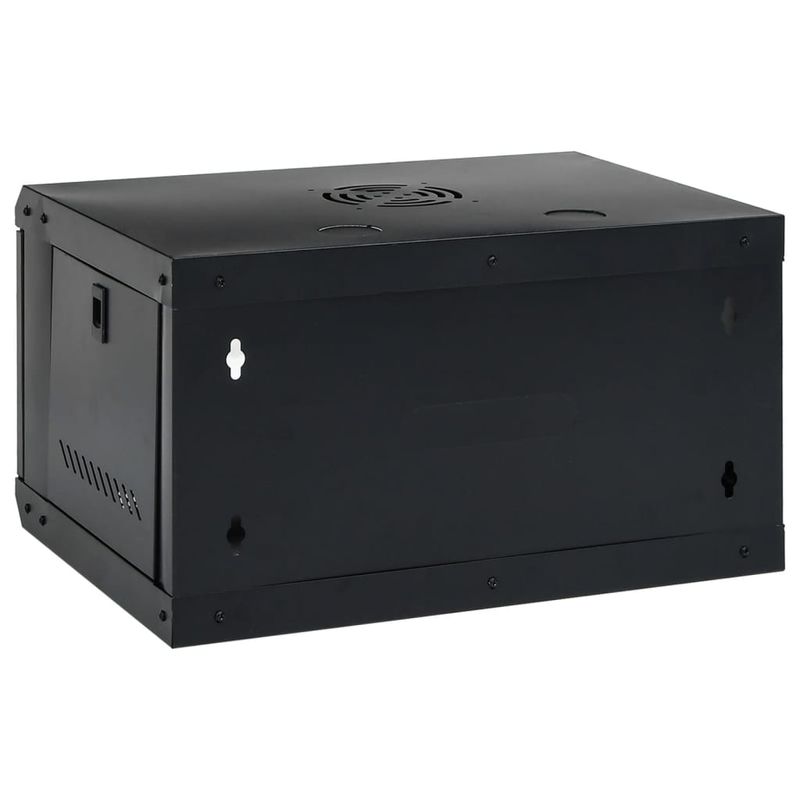 PC, gaming si accesorii - Servere - Cabinete metalice - Dulap de server montat pe perete, 6U, 19" IP20, 53x40x30 cm, negru - Infinity.ro