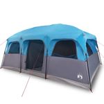 Sport si Outdoor/Camping/Corturi camping - Cort de familie pentru 9 persoane, albastru, impermeabil - Infinity.ro
