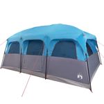 Sport si Outdoor/Camping/Corturi camping - Cort de familie pentru 9 persoane, albastru, impermeabil - Infinity.ro