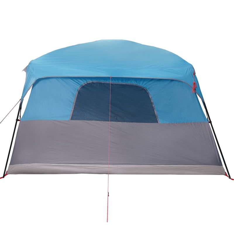 Sport si Outdoor/Camping/Corturi camping - Cort de familie pentru 9 persoane, albastru, impermeabil - Infinity.ro