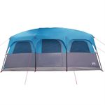 Sport si Outdoor/Camping/Corturi camping - Cort de familie pentru 9 persoane, albastru, impermeabil - Infinity.ro