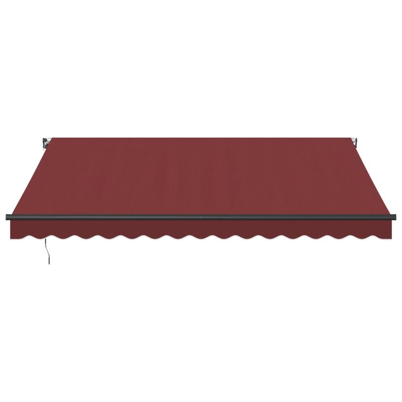 Casa si Gradina - Gradina si terasa - Umbrele si pavilioane - Umbrele - Copertina retractabila manual, visiniu, 400x300 cm - Infinity.ro