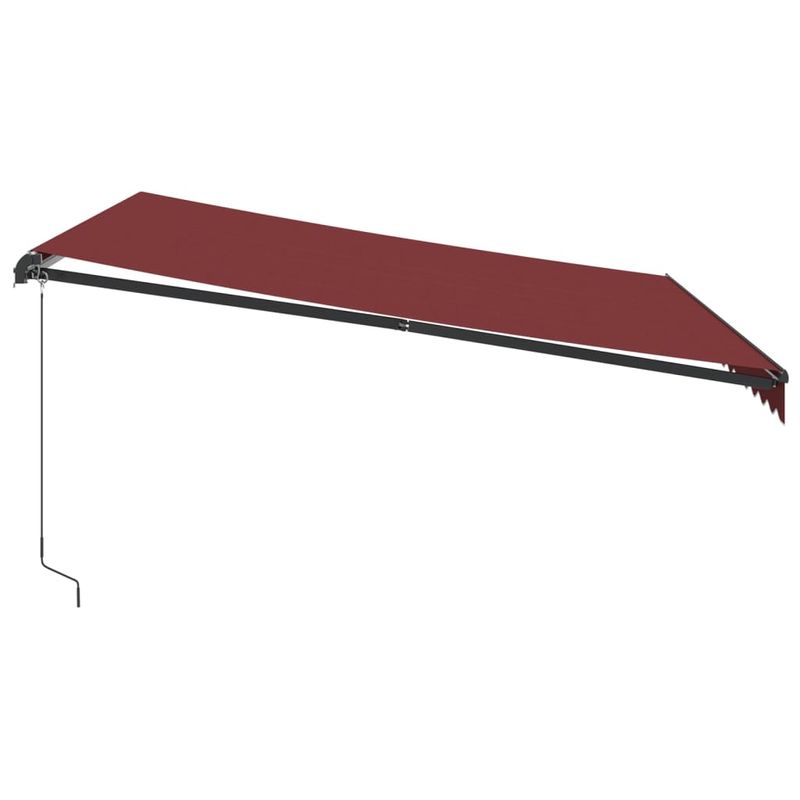 Casa si Gradina - Gradina si terasa - Umbrele si pavilioane - Umbrele - Copertina retractabila manual, visiniu, 400x300 cm - Infinity.ro