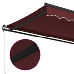Casa si Gradina - Gradina si terasa - Umbrele si pavilioane - Umbrele - Copertina retractabila manual, visiniu, 400x300 cm - Infinity.ro