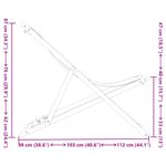 Casa si Gradina - Gradina si terasa - Mobilier exterior - Scaune si sezlonguri gradina - Scaun de plaja pliabile, bej, lemn masiv eucalipt și tesatura, model fără cotieră - Infinity.ro