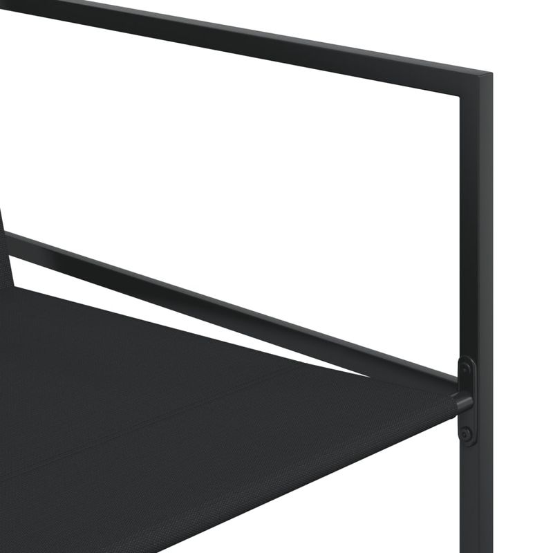 Casa si Gradina - Gradina si terasa - Mobilier exterior - Seturi mobila gradina - Set mobilier de gradina, 5 piese, negru, textilena - Infinity.ro