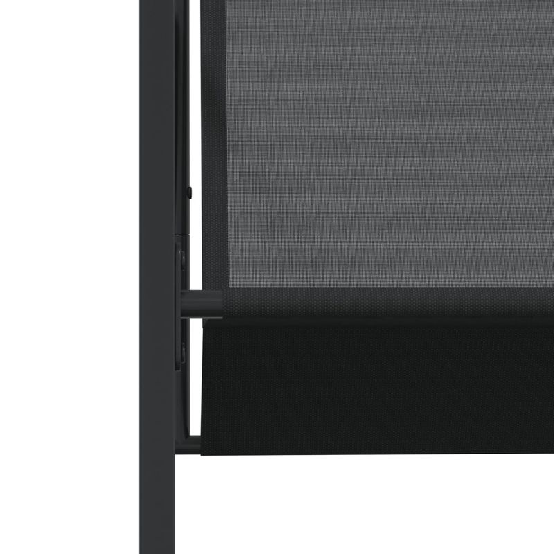 Casa si Gradina - Gradina si terasa - Mobilier exterior - Seturi mobila gradina - Set mobilier de gradina, 5 piese, negru, textilena - Infinity.ro