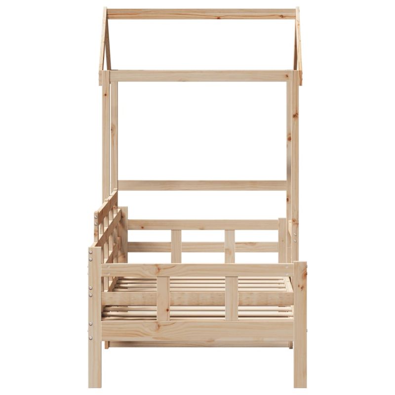 Casa si Gradina - Mobilier - Paturi si accesorii - Paturi - Pat de zi cu acoperis, 80x200 cm, lemn masiv de pin - Infinity.ro