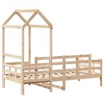 Casa si Gradina - Mobilier - Paturi si accesorii - Paturi - Pat de zi cu acoperis, 80x200 cm, lemn masiv de pin - Infinity.ro