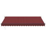 Casa si Gradina - Gradina si terasa - Umbrele si pavilioane - Umbrele - Copertina retractabila automat cu LED-uri, visiniu, 450x300 cm - Infinity.ro
