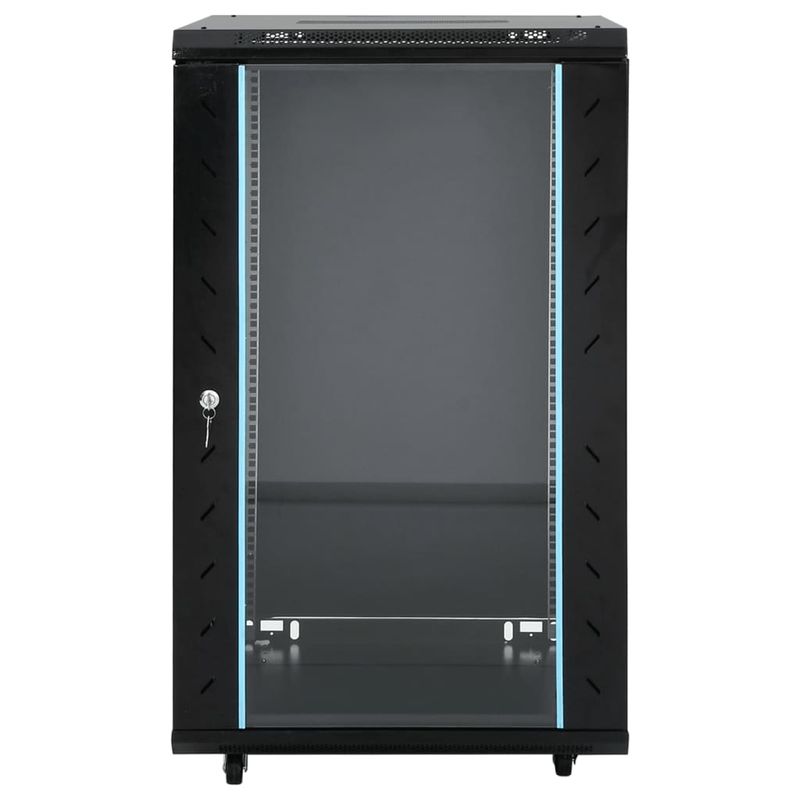 PC, gaming si accesorii - Componente PC - Componente - Hard Disk-uri - Dulap server, picioare pivotante, 18U, 19" IP20 60x60x100 cm, negru - Infinity.ro