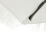 Casa si Gradina - Gradina si terasa - Umbrele si pavilioane - Umbrele - Umbrela soare de gradina cu stalp din otel, alb 300x200x250 cm - Infinity.ro