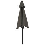 Casa si Gradina - Gradina si terasa - Umbrele si pavilioane - Umbrele - Umbrela soare gradina stalp din otel/LED antracit 225x225x212cm - Infinity.ro