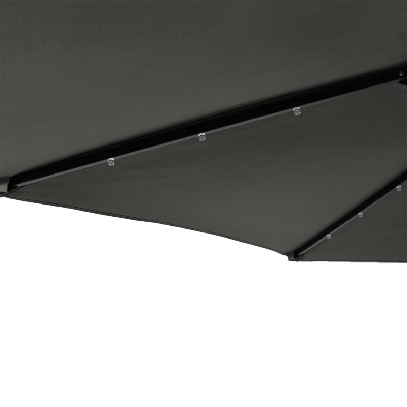 Casa si Gradina - Gradina si terasa - Umbrele si pavilioane - Umbrele - Umbrela soare gradina stalp din otel/LED antracit 225x225x212cm - Infinity.ro