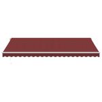 Casa si Gradina - Gradina si terasa - Umbrele si pavilioane - Umbrele - Copertina retractabila manual cu LED, visiniu, 500x350 cm - Infinity.ro