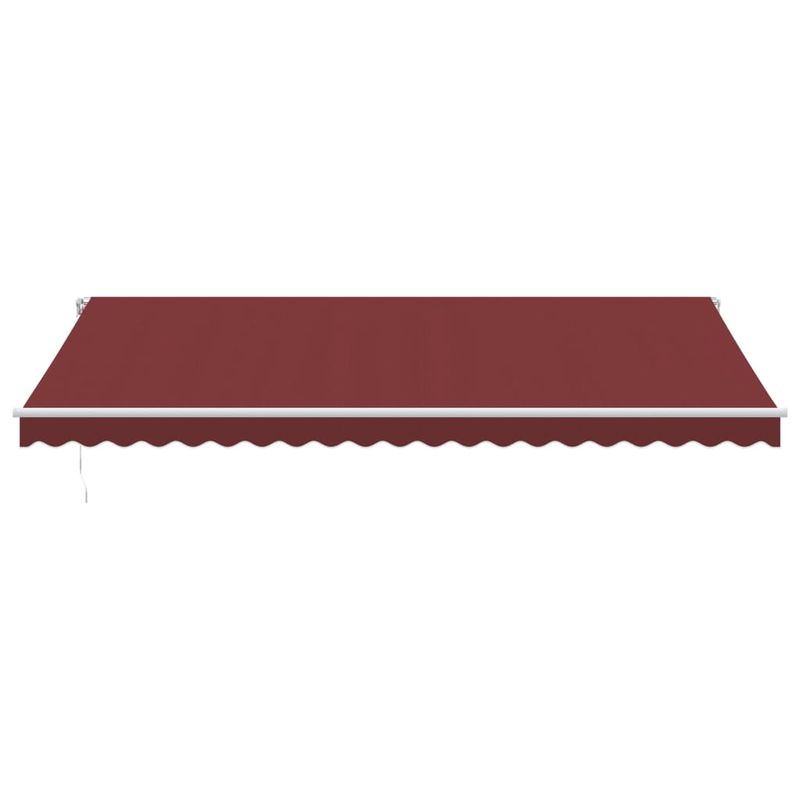 Casa si Gradina - Gradina si terasa - Umbrele si pavilioane - Umbrele - Copertina retractabila manual cu LED, visiniu, 500x350 cm - Infinity.ro