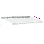 Casa si Gradina - Gradina si terasa - Umbrele si pavilioane - Pavilioane - Copertina retractabila automat, antracit/alb, 500x300 cm - Infinity.ro