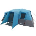 Sport si Outdoor - Camping - Corturi camping - Cort de familie tunel pentru 16 persoane, albastru, impermeabil - Infinity.ro