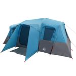 Sport si Outdoor - Camping - Corturi camping - Cort de familie tunel pentru 16 persoane, albastru, impermeabil - Infinity.ro