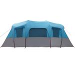 Sport si Outdoor - Camping - Corturi camping - Cort de familie tunel pentru 16 persoane, albastru, impermeabil - Infinity.ro