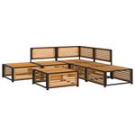 Casa si Gradina - Gradina si terasa - Mobilier exterior - Seturi mobila gradina - Set de canapele gradina cu perne, 6 piese, lemn masiv acacia - Infinity.ro