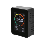 Casa si Gradina - Constructii - Scule electrice si accesorii - Aparate de masura - Aparat pentru masurarea calitatii aerului 3 in 1, detector CO2-dioxid de carbon, senzor temperatura si umiditate, Negru - Infinity.ro