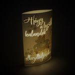 Casa si Gradina - Corpuri si surse de iluminat - Veioze si lampi - Lampadare - Lampa hartie Hogy a legjohh kalandok elkezdődjenek - Infinity.ro