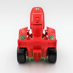 Jucarii, Copii si Bebe - Jucarii si jocuri - Vehicule si jucarii cu telecomanda - Masinute - Masinuta rosie convertibila tip robot Dino - Infinity.ro