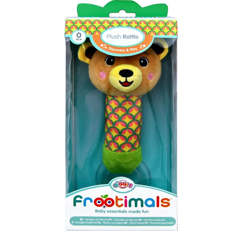 Jucarii, Copii si Bebe - Jucarii si jocuri - Jucarii bebelusi - Jucarii zornaitoare - Zornaitoare Bubba Tropibear pentru copii, Frootimals - Infinity.ro