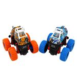 Jucarii, Copii si Bebe - Jucarii si jocuri - Vehicule si jucarii cu telecomanda - Masinute - Set 2 masinute albastru-portocaliu Crazy fisction - Infinity.ro
