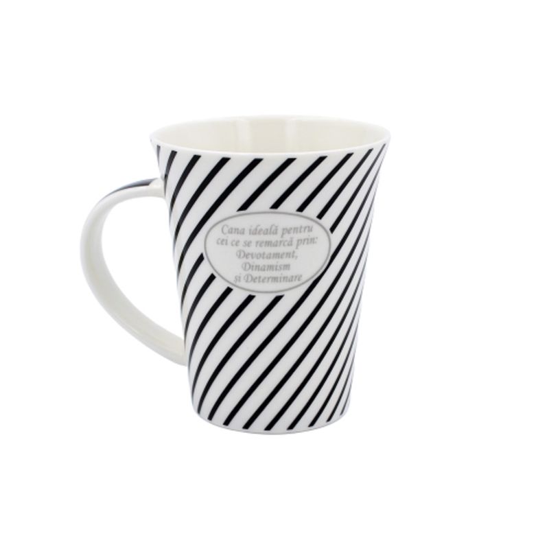 Casa si Gradina - Bucatarie si vesela - Cani si pahare - Cani si cesti - Cana din portelan personalizata cu litera "D" - Infinity.ro