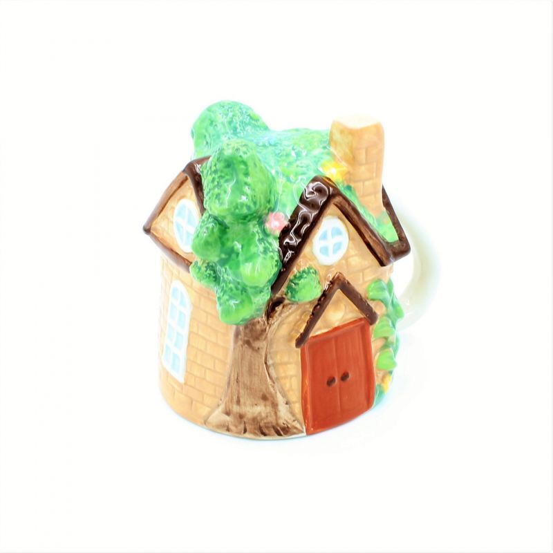 Casa si Gradina - Bucatarie si vesela - Cani si pahare - Cani si cesti - Cana figurina upside-down "Casuta ciuperca verde" - Infinity.ro