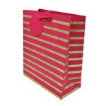 Market - Cadouri - Pungi cadou si accesorii - Punga SDE L PINK & GOLD GLITTER - Infinity.ro