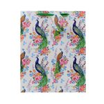 Market - Cadouri - Pungi cadou si accesorii - Punga de cadou hartie L Peacocks - Infinity.ro