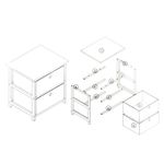 Casa si Gradina - Mobilier - Mobilier copii - Mobilier camera copiilor - Dulap camera copilului, model elefant, cu 2 sertare, MDF, 41x33,5x43 cm, roz - Infinity.ro