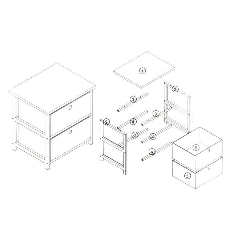 Casa si Gradina - Mobilier - Mobilier copii - Mobilier camera copiilor - Dulap camera copilului, model elefant, cu 2 sertare, MDF, 41x33,5x43 cm, roz - Infinity.ro