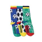 Fashion, accesorii si bijuterii - Copii - Lenjerie si pijamale copii - Sosete si dresuri copii - Set 3 sosete pentru copii Goal - Infinity.ro
