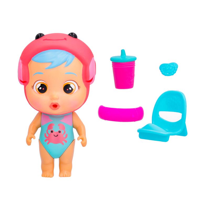 Jucarii, Copii si Bebe - Jucarii si jocuri - Papusi si accesorii - Papusi - Papusa Imc Bebelus Mini Cry Babies Beach Colin, Imc916098-910430 - Infinity.ro