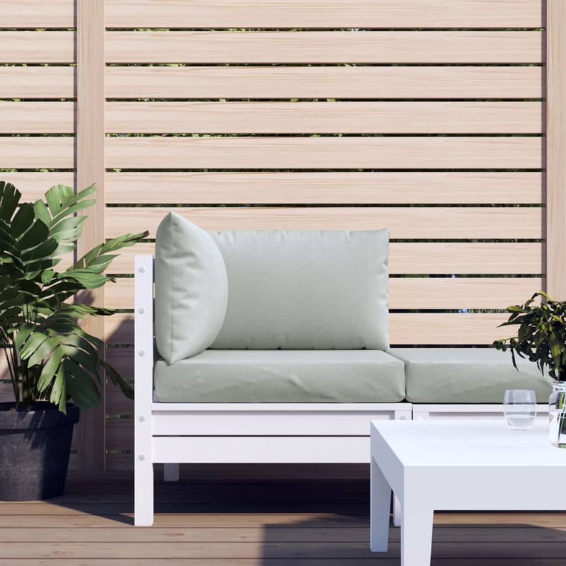 Casa si Gradina - Gradina si terasa - Mobilier exterior - Perne decorative exterior - Perne de paleti, 3 buc., melanj gri deschis, material textil - Infinity.ro