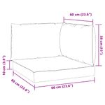 Casa si Gradina - Gradina si terasa - Mobilier exterior - Perne decorative exterior - Perne de paleti, 3 buc., melanj gri deschis, material textil - Infinity.ro