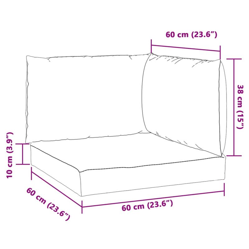 Casa si Gradina - Gradina si terasa - Mobilier exterior - Perne decorative exterior - Perne de paleti, 3 buc., melanj gri deschis, material textil - Infinity.ro