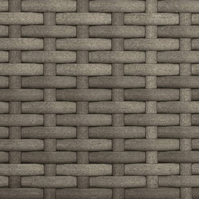 Casa si Gradina - Gradina si terasa - Mobilier exterior - Canapele si fotolii gradina - Canapea de gradina 3 locuri baldachin/scaune, gri, poliratan - Infinity.ro