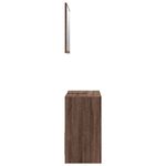 Casa si Gradina - Mobilier - Seturi de mobilier - Seturi baie - Set mobilier de baie, 2 piese, stejar maro, lemn prelucrat - Infinity.ro