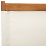 Casa si Gradina - Gradina si terasa - Mobilier exterior - Scaune si sezlonguri gradina - Scaune de gradina 2 buc., alb crem, lemn masiv acacia si textil - Infinity.ro