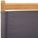 Casa si Gradina - Gradina si terasa - Mobilier exterior - Scaune si sezlonguri gradina - Scaune de gradina pliabile 4 buc., textil antracit/lemn masiv - Infinity.ro