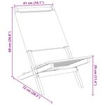 Casa si Gradina - Gradina si terasa - Mobilier exterior - Scaune si sezlonguri gradina - Scaune de gradina pliabile 4 buc., textil antracit/lemn masiv - Infinity.ro